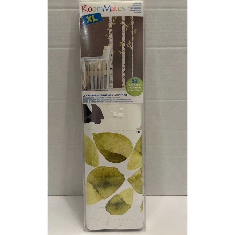 RoomMates RMK2662GM Birch Trees XL Giant Wall Decals 52pc Sealed Discontinued